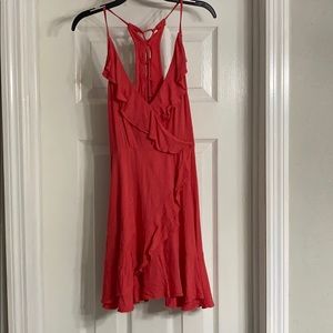 Coral dress